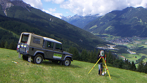 Vermessung am Berg